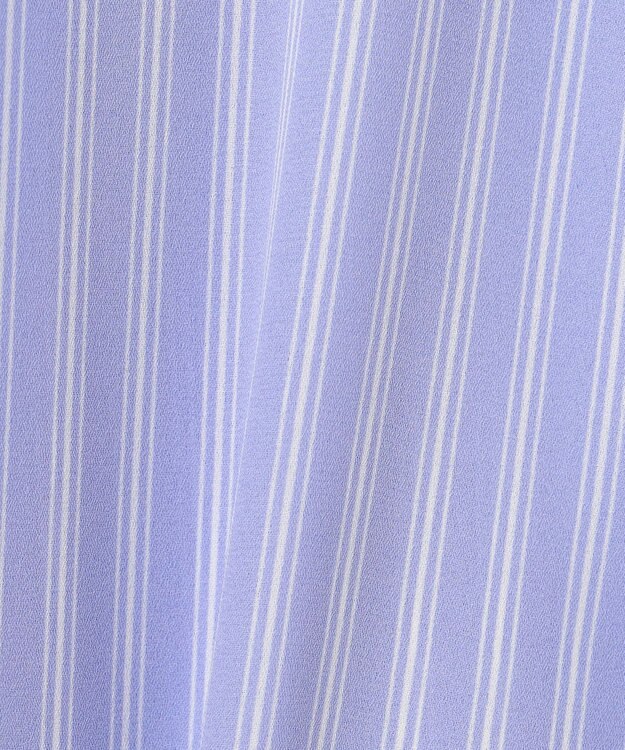 ANY SIS 【洗える】ドルマンスリーブ ブラウス ブルーストライプ