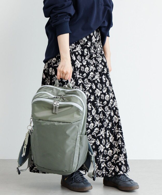 ACE BAGS & LUGGAGE W&.Day/Night モルテルン ラウンドリュック A4サイズ 14.0インチPC収納 20492 ダブルアンド セージグレー