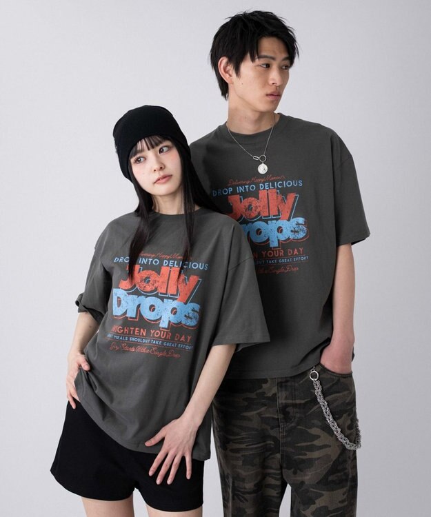 WEGO 【ユニセックス着用ITEM/SMLサイズ展開】アソートグラフィックBIG　T2（SS） 柄2
