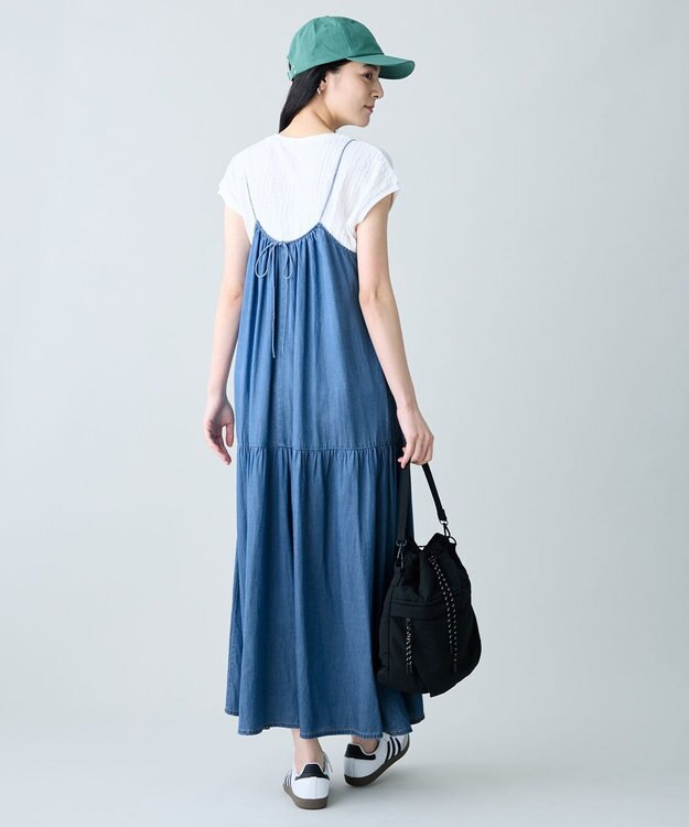 ANY ライトブッチャーキャミワンピース ブリーチインディゴ