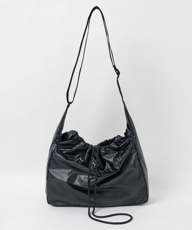 WEGO 【CONVERSE/ユニセックス着用ITEM】別注CONVERSEドローコードショルダーバッグ ブラック