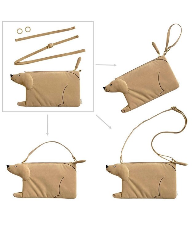 ROOTOTE 3623【イヌトート】EU.ベビールー.オスワリパピ-A 02：ベージュ