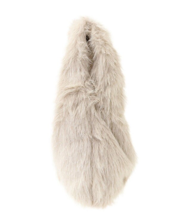 Green Parks ａｎｄｍｉｋｋａ　２ｗａｙキラキラファーミニバッグ Ivory