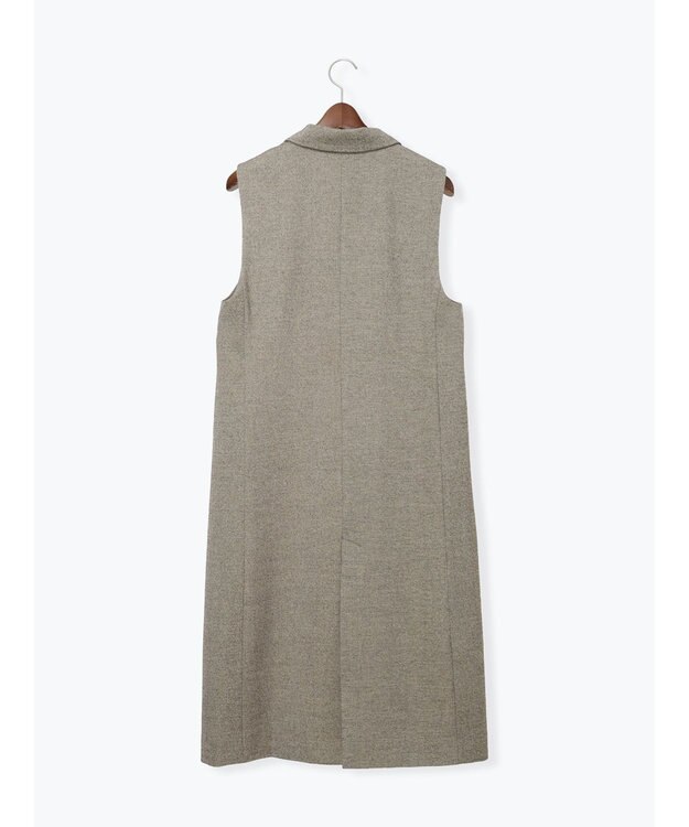 Te chichi 【泉 里香さん着用・Oggi.jp10/23掲載】ツイードロングジレ（セットアップ可） ベージュ