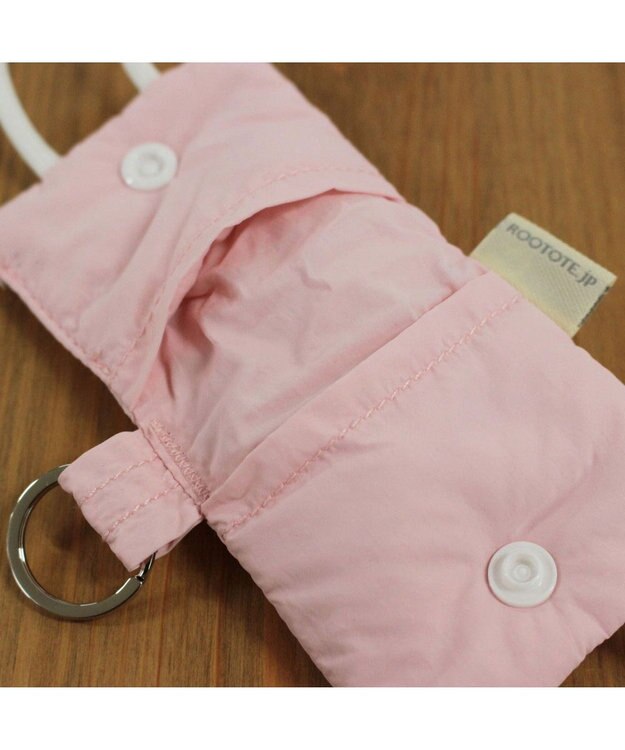 ROOTOTE 1115【アクセサリーケース:キーケース】WR.キーチャーム.イントリップ-A 01：ピンク