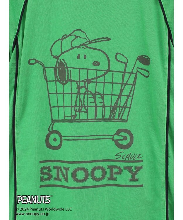 CRAFT STANDARD BOUTIQUE 【ユニセックス】PEANUTS/スヌーピー 切り替えTシャツ Green