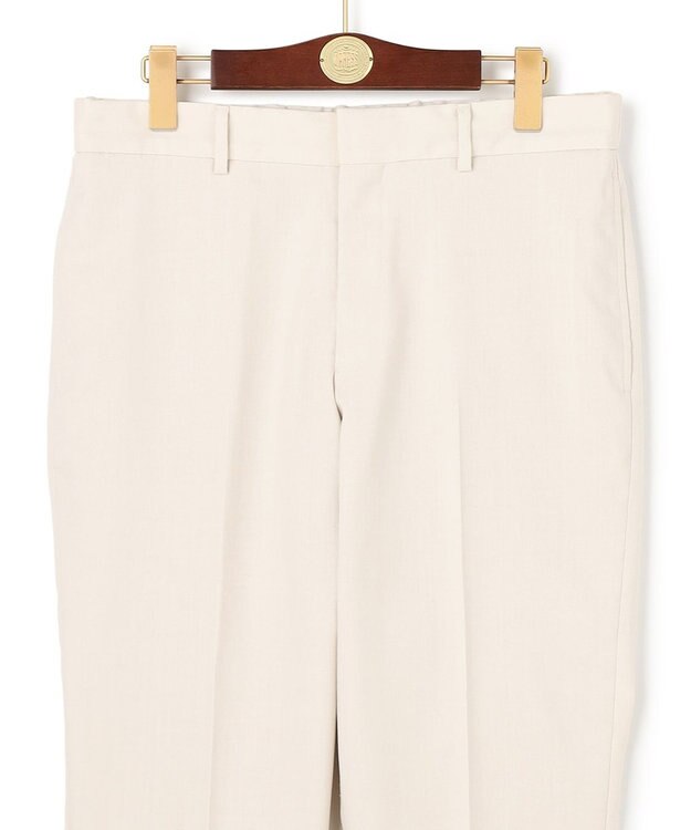 J.PRESS MEN 【ストレッチ性 / 洗える / 接触冷感】エレガントラミーコンフォート スラックス アイボリー系