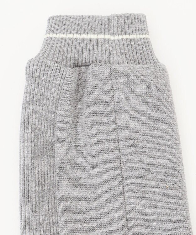 23区GOLF 防風機能付きの裏地で足元あたたか【WOMEN】ニット レッグウォーマー ライトグレー系