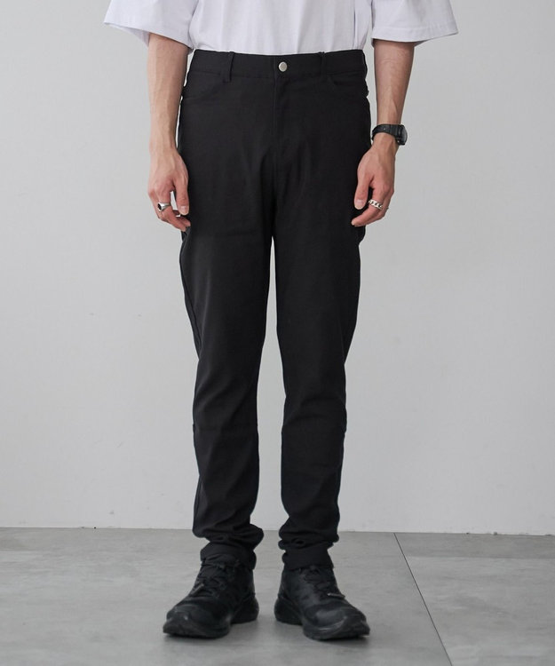 WEGO 【新色ブラックソノタは接触冷感/ユニセックス着用ITEM/ストレッチ/SMLXLサイズ展開】スキニーパンツ ブラック