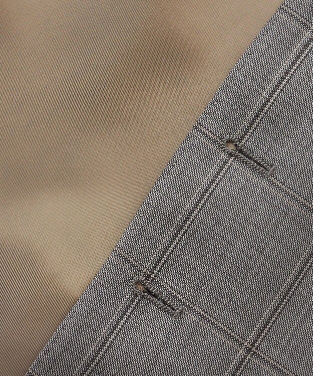 GOTAIRIKU 【DORMEUIL】AMADEUS365 3ピーススーツ （グレーチェック） ライトグレー系4