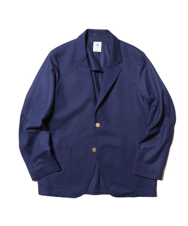 J.PRESS MEN 【J.PRESS ORIGINALS】SUPER FLANNEL JERSEY KNIT JACKET / JAPAN MADE ネイビー系