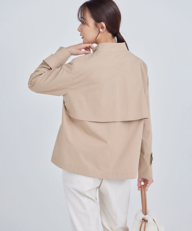 組曲 L 【WEB限定】2WAYライトトレンチ ショートコート ベージュ系