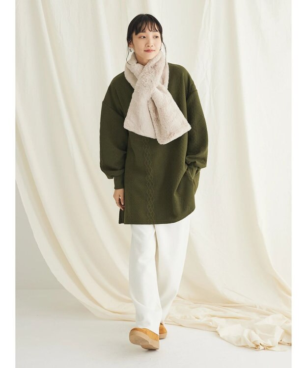 CRAFT STANDARD BOUTIQUE JQカットチュニック1 Khaki