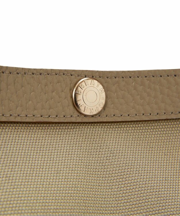 TOPKAPI 【Breath TOPKAPI】NORM ノーム リサイクル ポリエステル シュリンクレザー コンビ A4 トート バッグ グレージュ