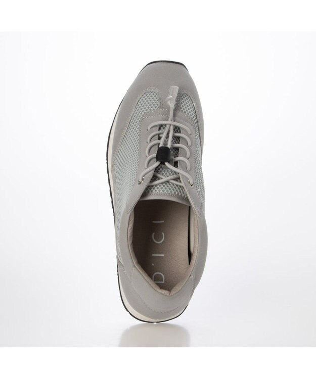 MODE ET JACOMO <D'ICI>メッシュドロストスニーカー ライトグレー