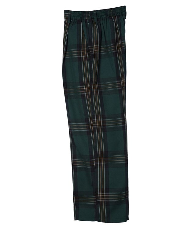 CRAFT STANDARD BOUTIQUE センタープレスチェックパンツ Check Green