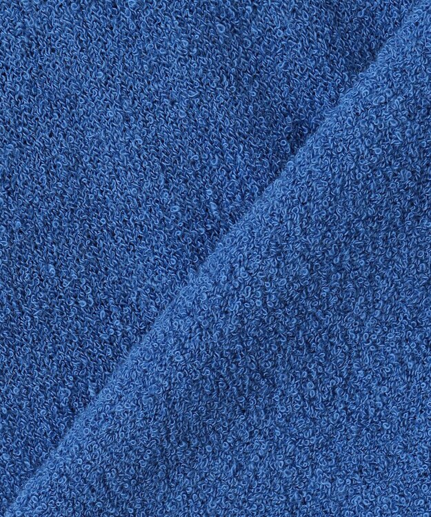 Feroux スラブヤーンショートカーディガン ブルー系