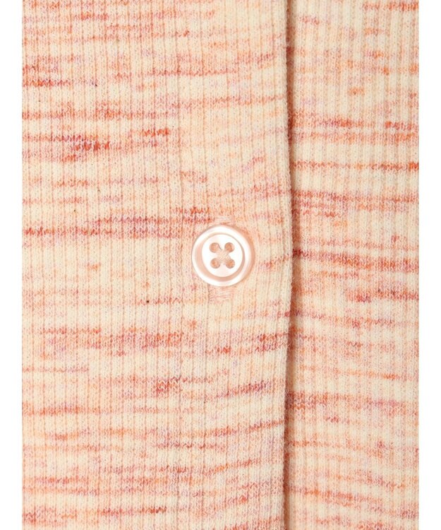 earth music&ecology メランジリブカーディガン Pink Mixture