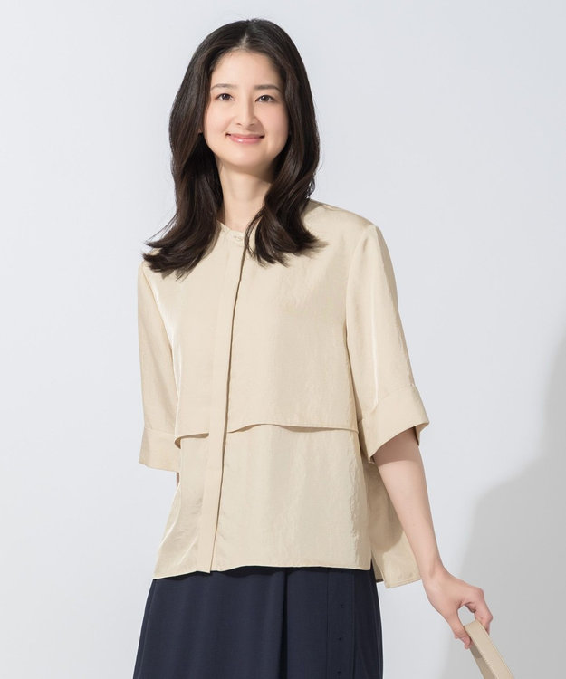 ONWARD Reuse Park 【ICB】ブラウス春夏 ベージュ