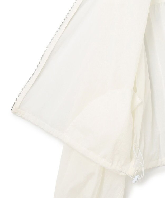 uncrave シアープルーフナイロン スタンドネックブルゾン ホワイト