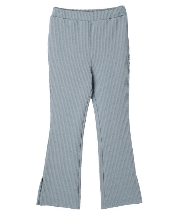 earth music&ecology ぽこぽこスリットパンツ Royal Blue