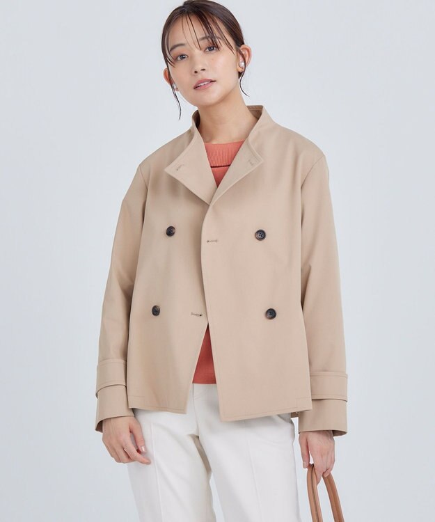 組曲 L 【WEB限定】2WAYライトトレンチ ショートコート ベージュ系