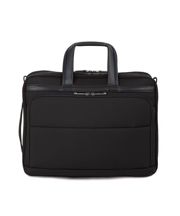 ACE BAGS & LUGGAGE ace. デヴェル ビジネスバッグ B4サイズ 15.6インチPC収納 21/27L 1200g エキスパンド 20264 ブラック×ネイビー