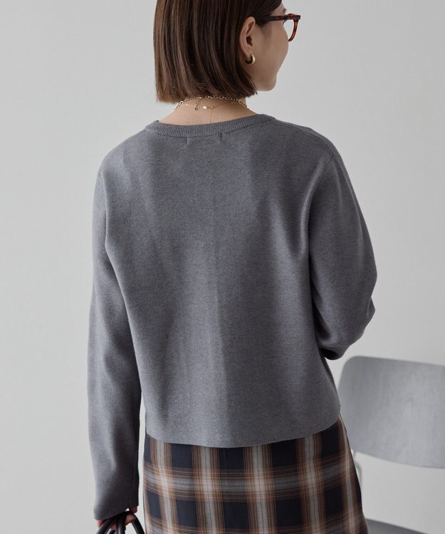 AMERICAN HOLIC バイパチリングドットニットカーディガン Purple