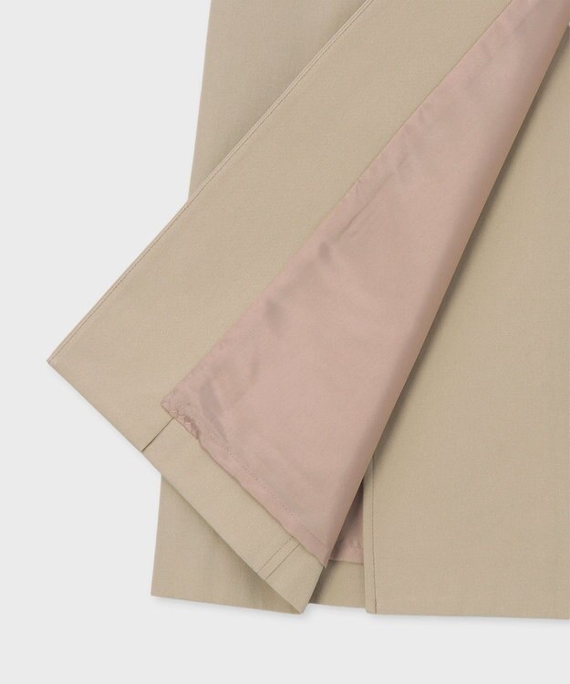 Paul Smith コットンギャバジン Aラインスカート ライトベージュ