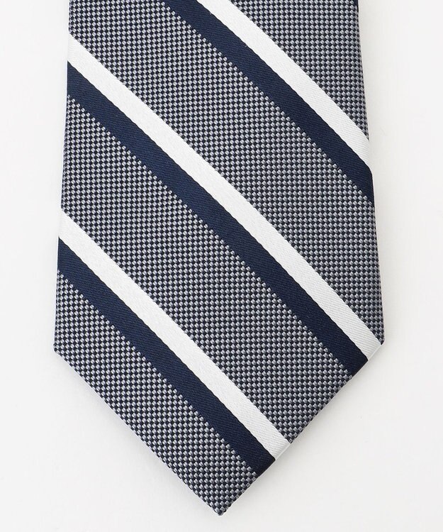 J.PRESS MEN 【フレッシャーズにもおすすめ】レジメンタル ネクタイ グレー系1