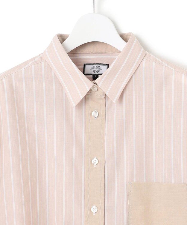 J.PRESS YORK STREET 【WOMEN】タイプライター ショートブラウス ベージュ系1