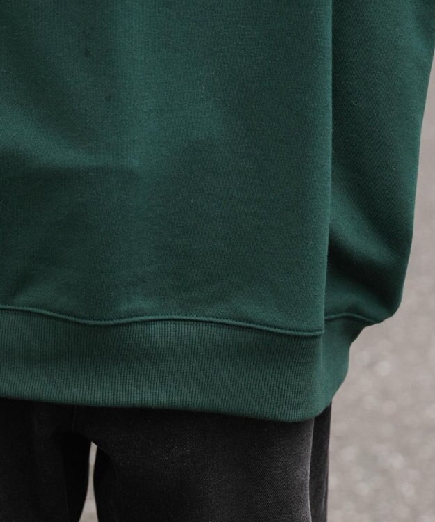 WEGO アクセ付きグラフィックプルオーバー ダークグリーン