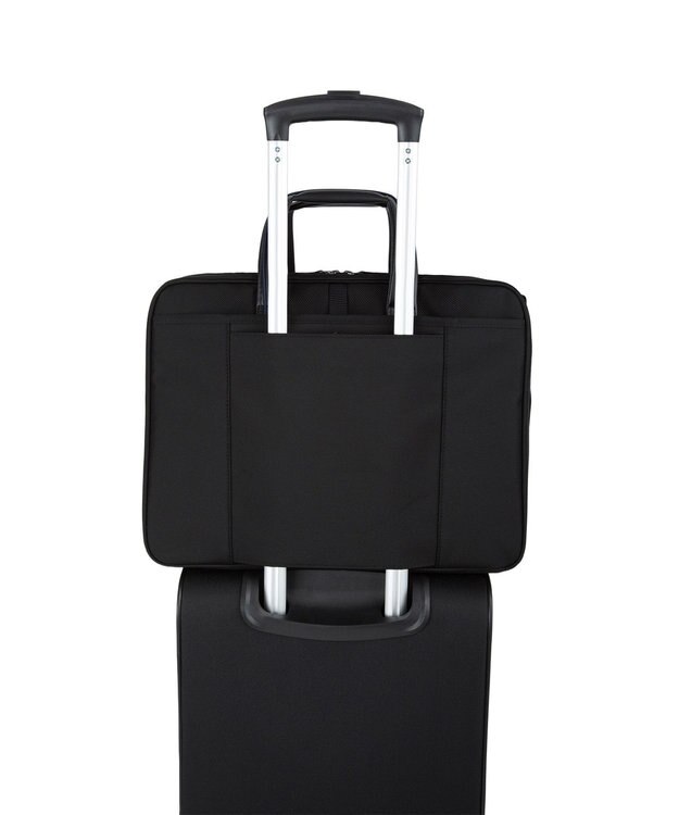 ACE BAGS & LUGGAGE ace. デヴェル ビジネスバッグ B4サイズ 15.6インチPC収納 21/27L 1200g エキスパンド 20264 ブラック×ネイビー