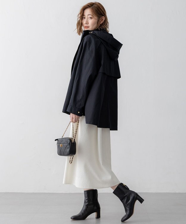 23区 S 【VERY3月号掲載/撥水加工】ライトツイル フーディーアウター ネイビー系