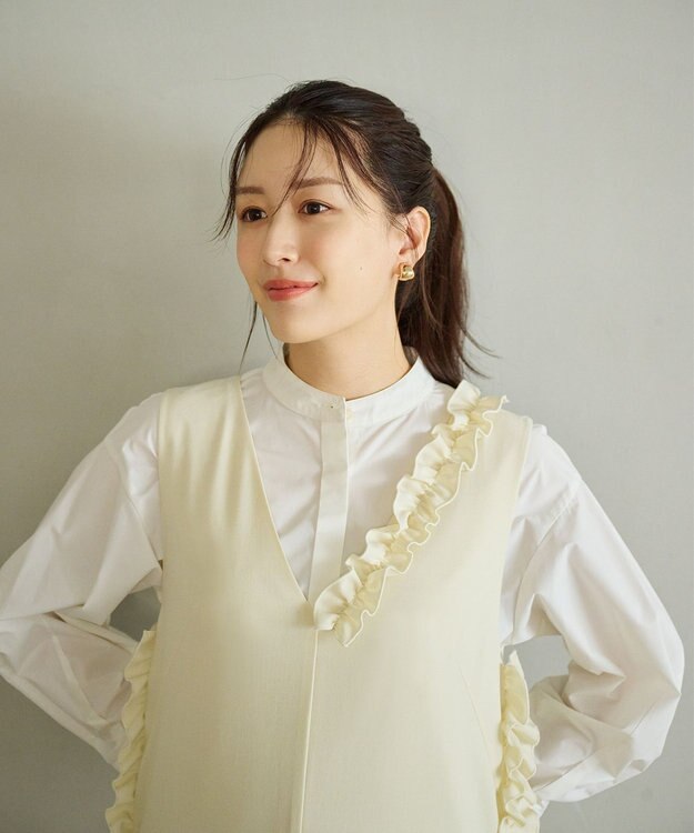 #Newans 【洗濯機可能/ストレッチ】ホイップクリームオールインワン ホワイト