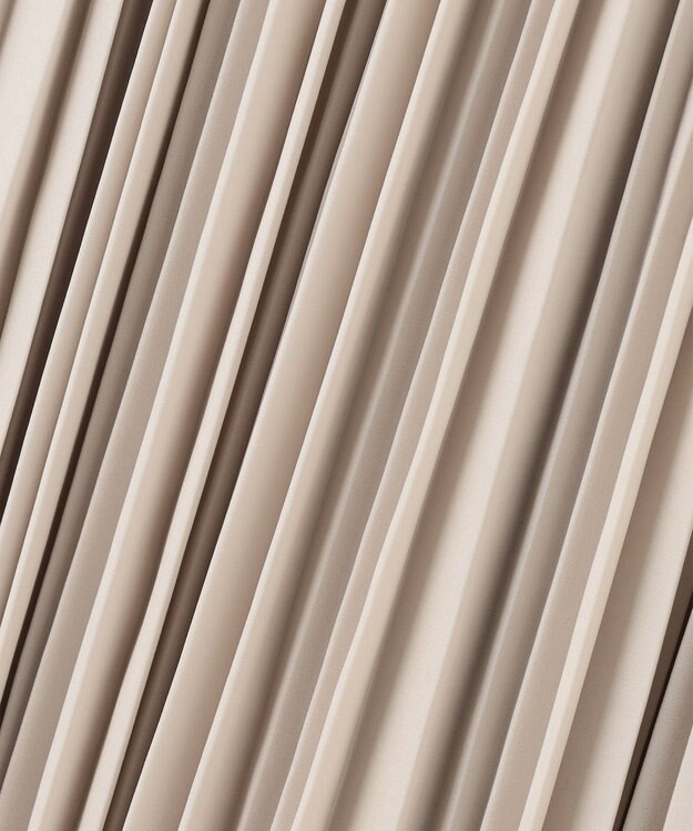 ANY L 【ウエストゴム】プリーツスカート ベージュ