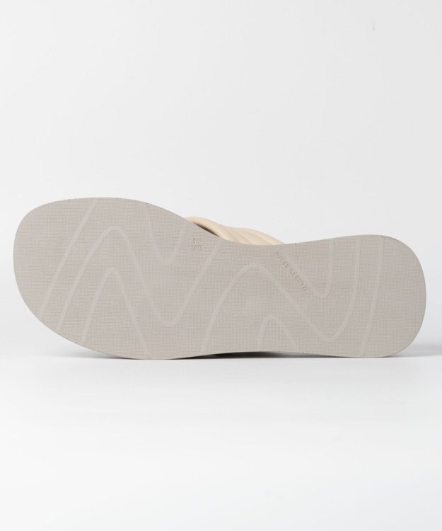 BONTRE 【BONTRE/ボントレ】パフィーステッチクロスサンダル/40351-US アイボリー