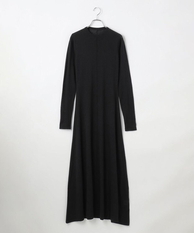 #Newans パーフェクトシルエットニットドレス ブラック