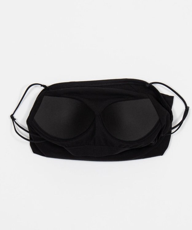 WEGO 【カップ付き】なちゅ盛れ2WAYカップインショートキャミ ブラック