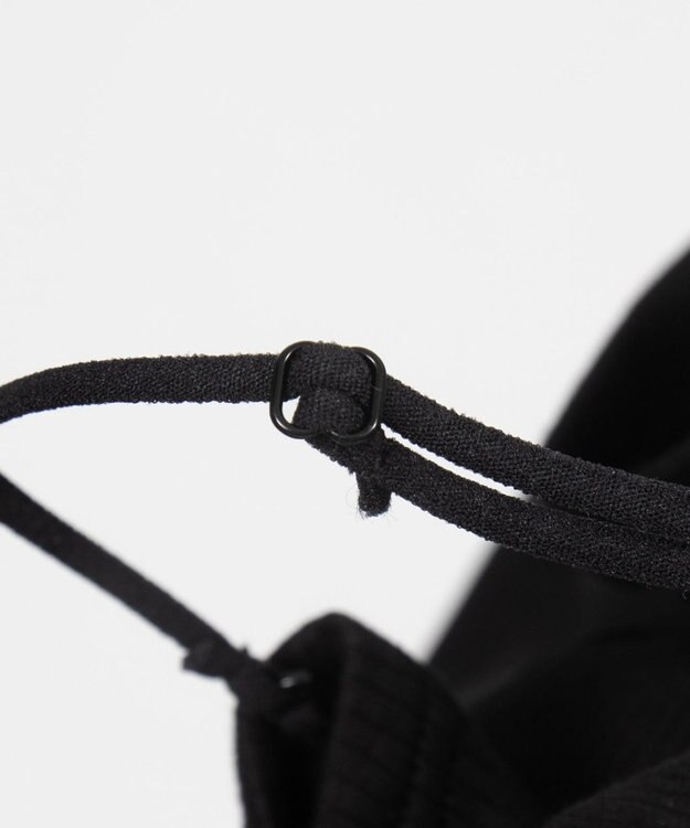 WEGO 【カップ付き】なちゅ盛れ2WAYカップインショートキャミ ブラック