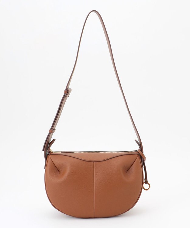 組曲 ハーフムーンショルダー バッグ ブラウン系