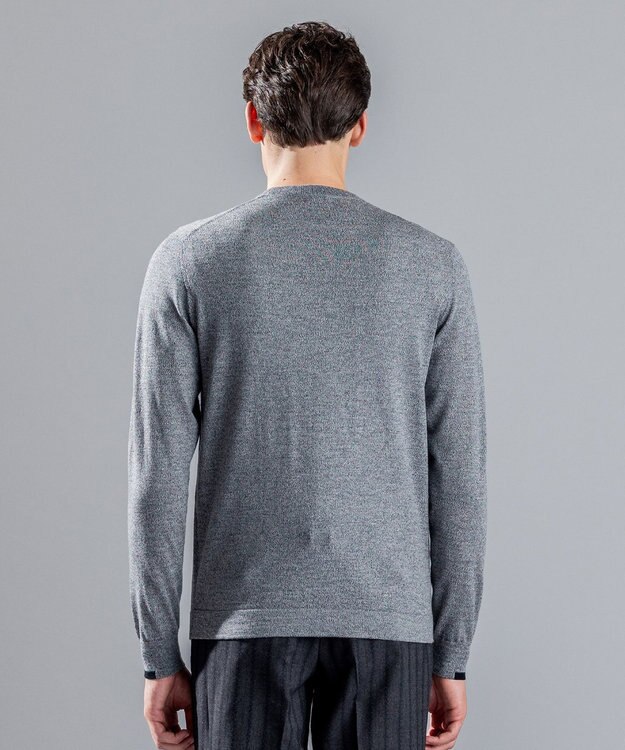 JOSEPH HOMME エッセンシャルメリノ　クルーネック ライトグレー系