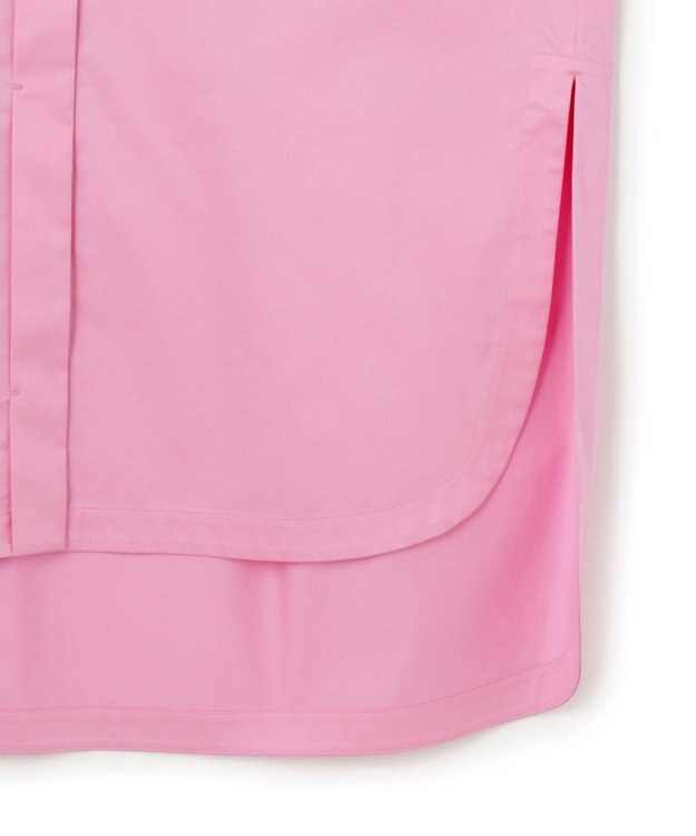 uncrave コットンクロスプレーン BIGシャツ ピンク