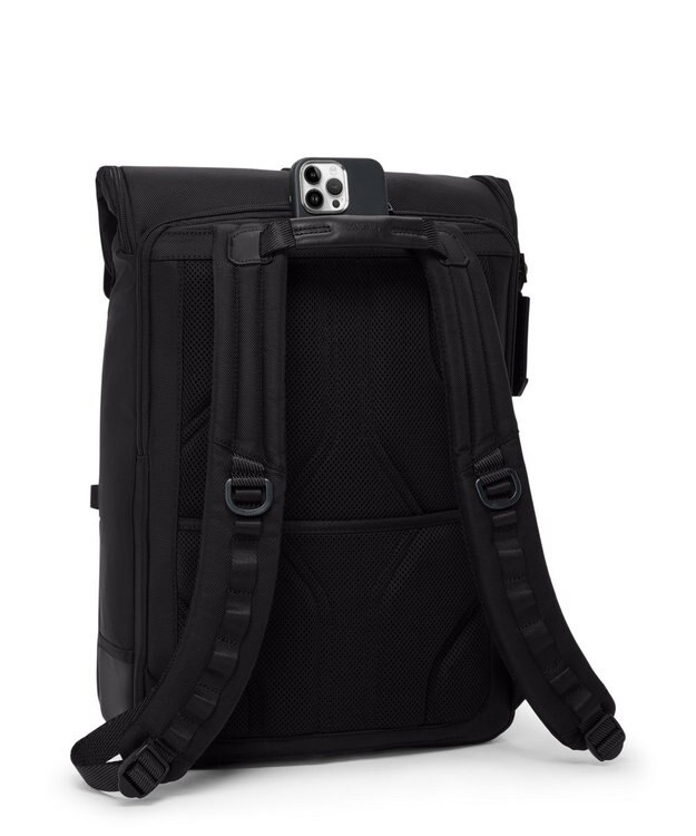 TUMI ALPHA BRAVO 「サーヴェイランス」フラップ・バックパック ブラック