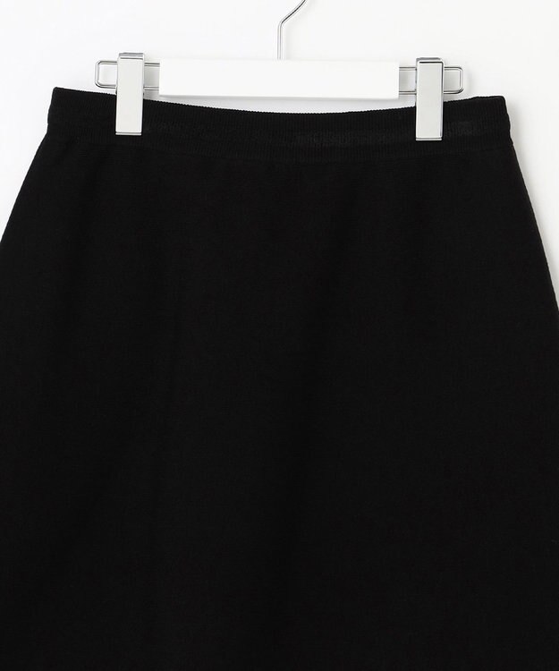 23区GOLF 【WOMEN】【手洗い可】ニット フレアスカート ブラック系