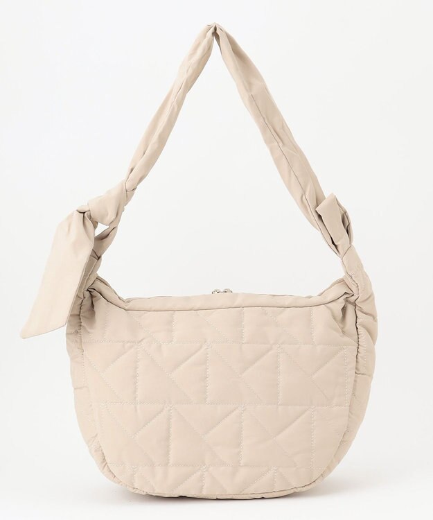 LA BAGAGERIE 【maison vert】 【超軽量！】キルティングショルダーバッグ ベージュ