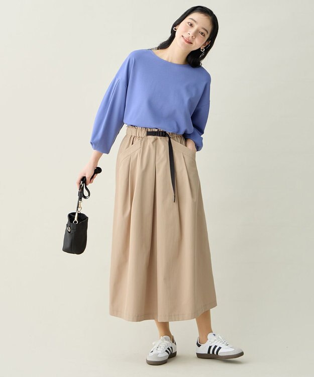 ANY タックスリーブプルオーバー ブルー