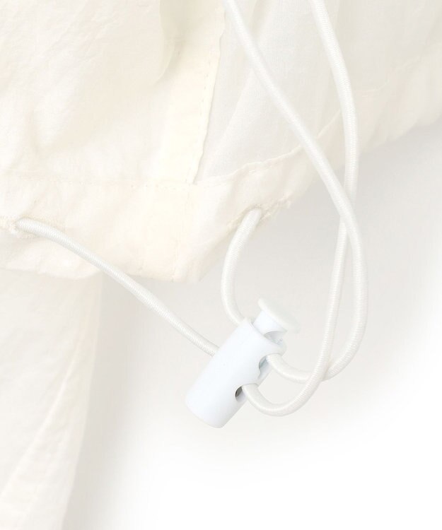 uncrave シアープルーフナイロン スタンドネックブルゾン ホワイト