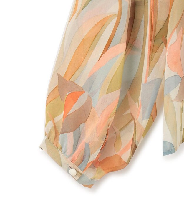 23区 【洗える】Ratti ペインティングプリント ブラウス マルチカラー