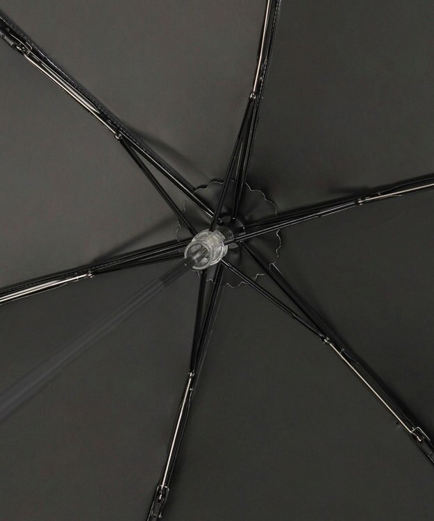 MOONBAT 【WEB限定/ 遮光率100％/遮熱/UV】POLO RALPH LAUREN（ポロ ラルフローレン）晴雨兼用日傘 ワンポイント ポロポニー シャンブレー 無地 折りたたみ傘 ペールスカイ